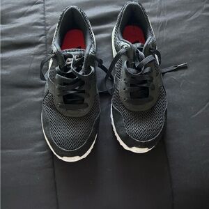 Nike Black and Red Athletic Sneakers